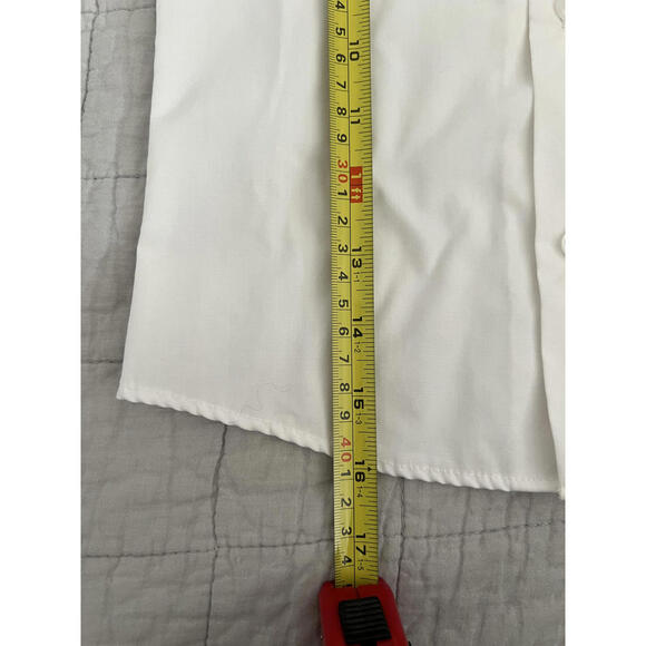 Vintage Imp Originals White Button Down Shirt | Navy Trim | Made in USA - Picture 5 of 5